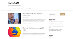 Desktop Screenshot of notredam.org