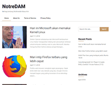 Tablet Screenshot of notredam.org